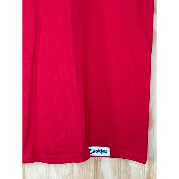 Cookies SF Red Graphic T-Shirt “Puttin in Work” Unisex Size Large Streetwear Y2K - Picture 5 of 9
